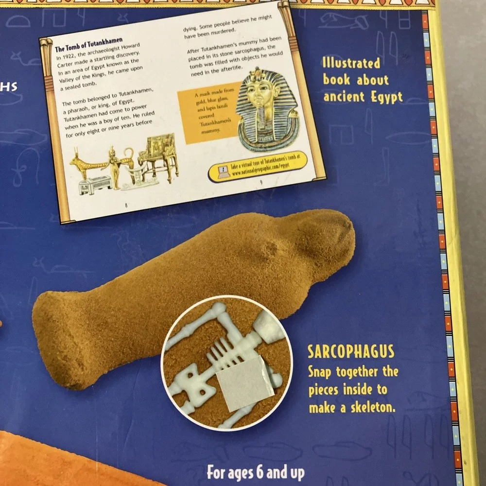 Vtg Go On A Dig Ancient Egyptian Secret Revealed Archaeology Excavation Kit STEM